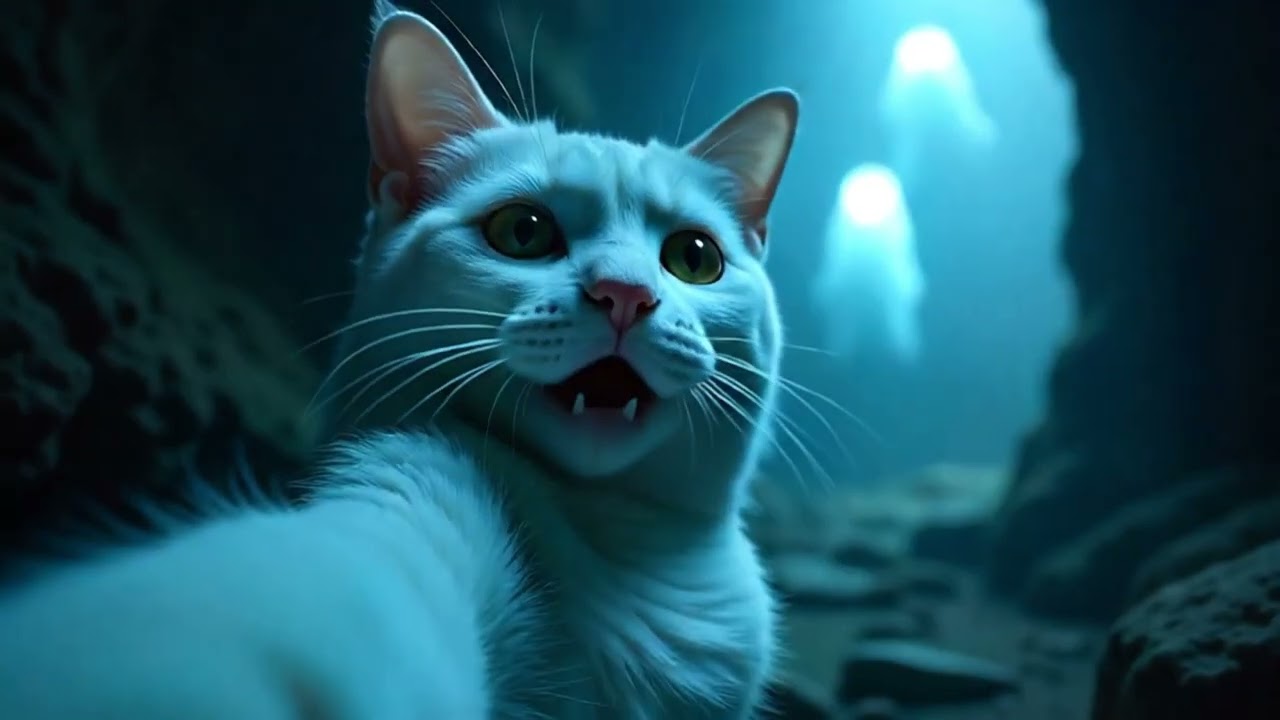 The Cat Who Defied Death: A Haunted Cave Adventure