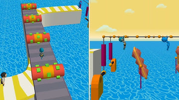 fun race 3d amazing gameplay video for Android gamelevel bonus level and 63 !!