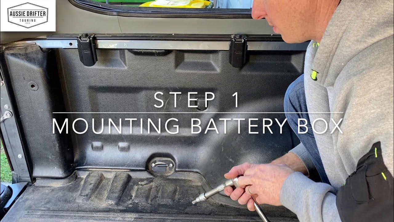 Vw Amarok tub mounted Redarc dual battery kit Full installation YouTube