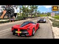 Ferrari LaFerrari &amp; Pagani Zonda Cinque | Forza Horizon 5 | Thrustmaster T300RS gameplay