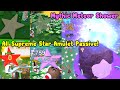 All Supreme Star Amulet Passive! Mythic Meteor Shower! - Bee Swarm Simulator Roblox