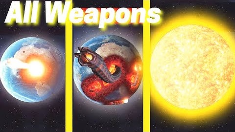 solar smash easter egg Gameplay Walkthrough iOS Android All weapons and Easter egg Solar smash