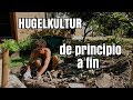 Creación de bancal de cultivo al estilo HUGELKULTUR con materiales reciclados