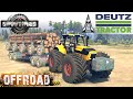 SpinTires DEUTZ Tractor Off-road Test