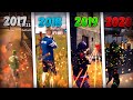 Evolution Of Garena Free Fire || Free Fire 2017 vs 2018 vs 2019 vs 2020 || New vs Old Free Fire 🔥