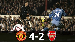 Manchester United vs Arsenal 4-2 EPL 2004/2005 All Goals & Full Match Highlights