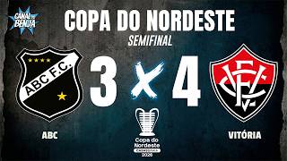 🔴 ABC X VITÓRIA | AO VIVO COM IMAGENS | SEMIFINAL COPA DO NORDESTE 2026