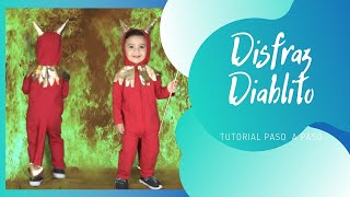 👹 DISFRAZ DE DIABLITO 😈 PASTORELA   HOW TO MAKE A DEVIL COSTUME by IDEAS CON LUZ 57 views 10 months ago 6 minutes, 24 seconds