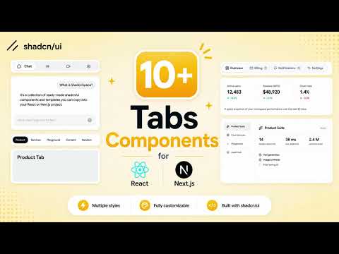 Stop Building Tabs from Scratch! Use These Shadcn Tabs Components