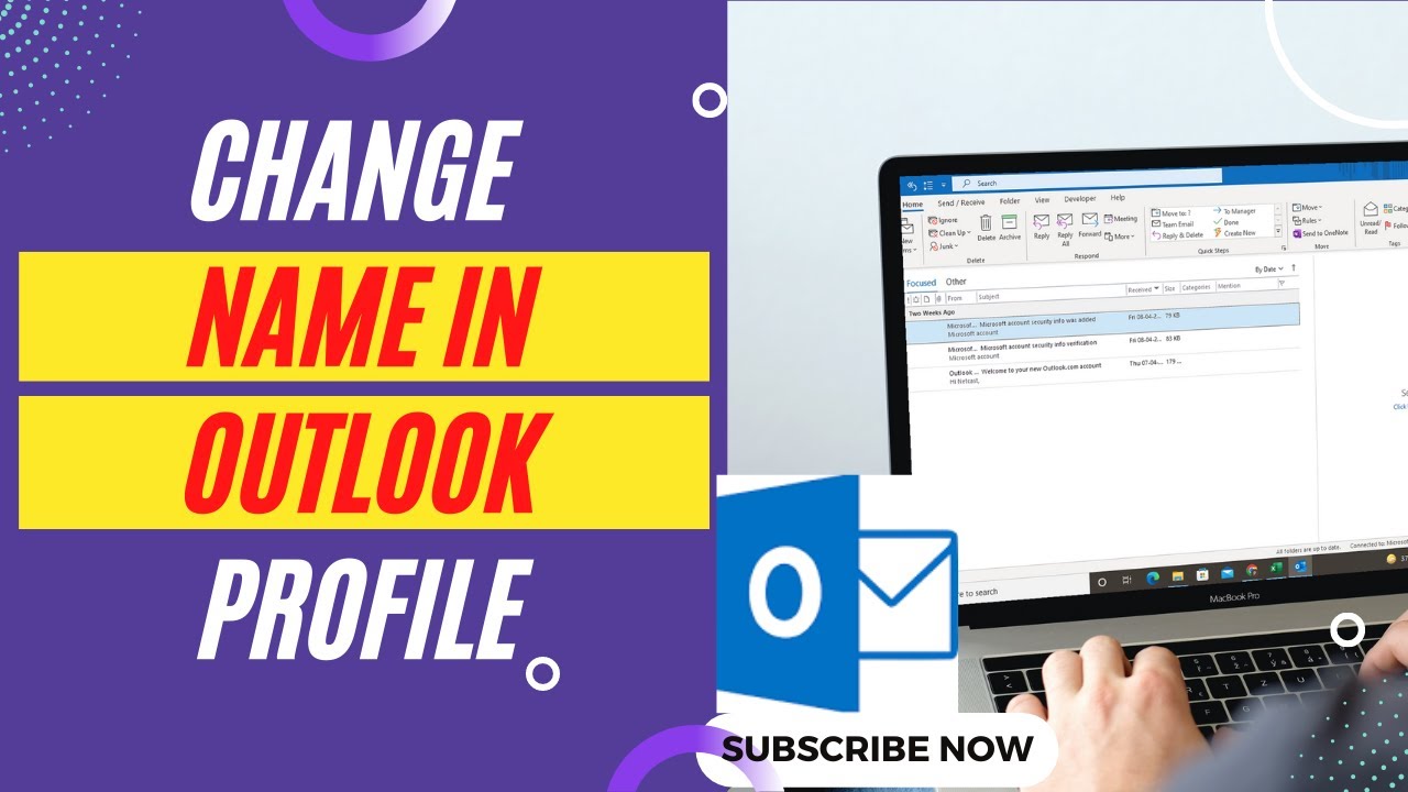 Outlook Profile Rename How to Change Name on Outlook | How to Change Name in Outlook Profile ...