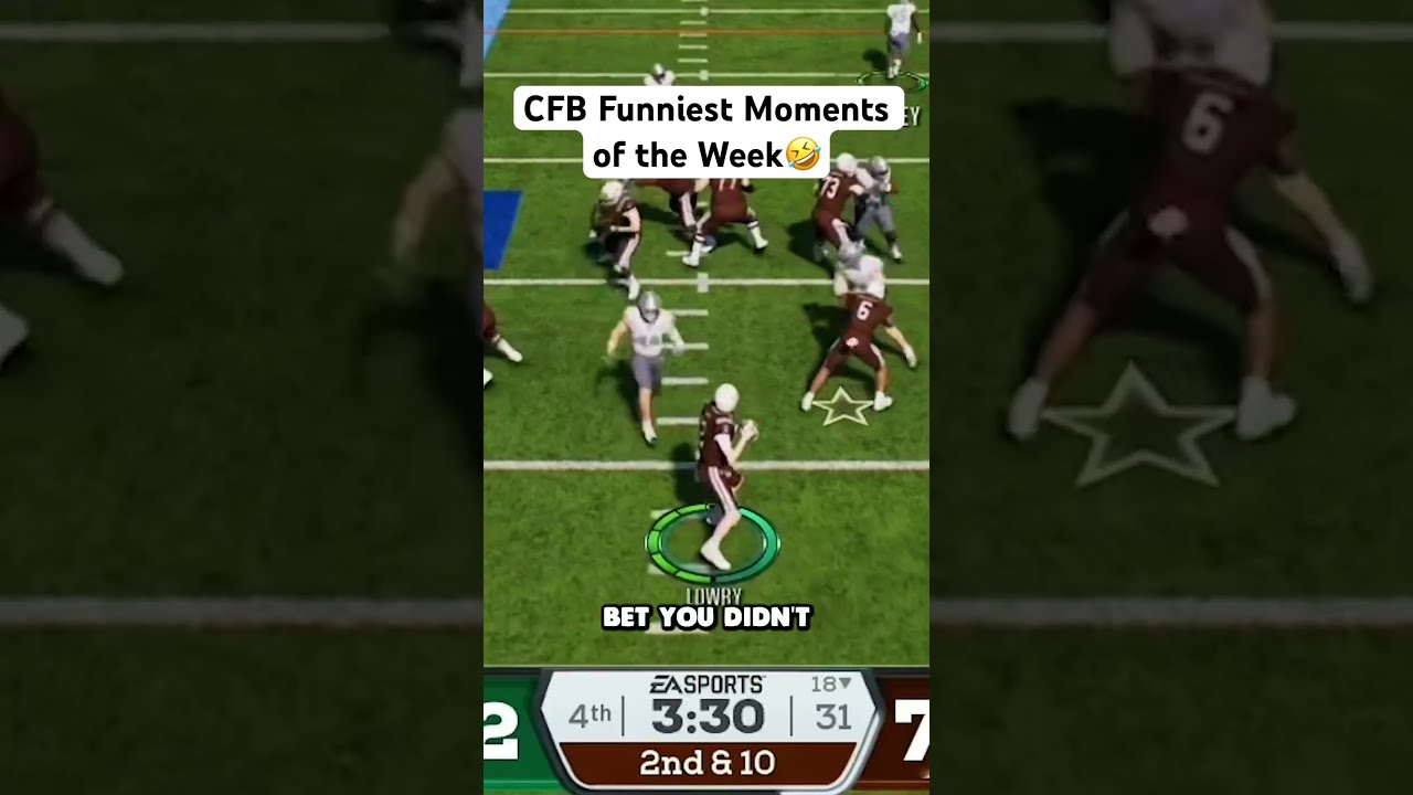 College Football 26 Funniest Moments Of The Week Collegefootball26 Cfb26 Thegoosetv Shorts