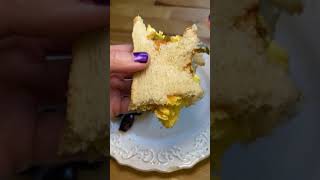 I tried to eat a sandwich like my roommate