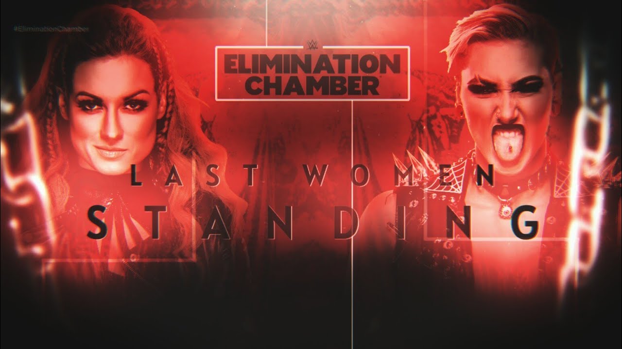 WWE ELIMINATION CHAMBER 2021 CUSTOM MATCH CARD PARTES | ELIMINATION ...