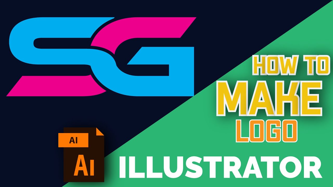 How To Design A SG Logo In Illustrator YouTube