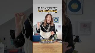 I did a 3 day holiday in a Uniqlo bag