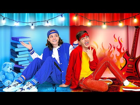 24 Saatte Çılgın bir ODA TASARIMI – SICAK ve SOĞUK Oda TASARIMI | Komik La La Dünya Emoji