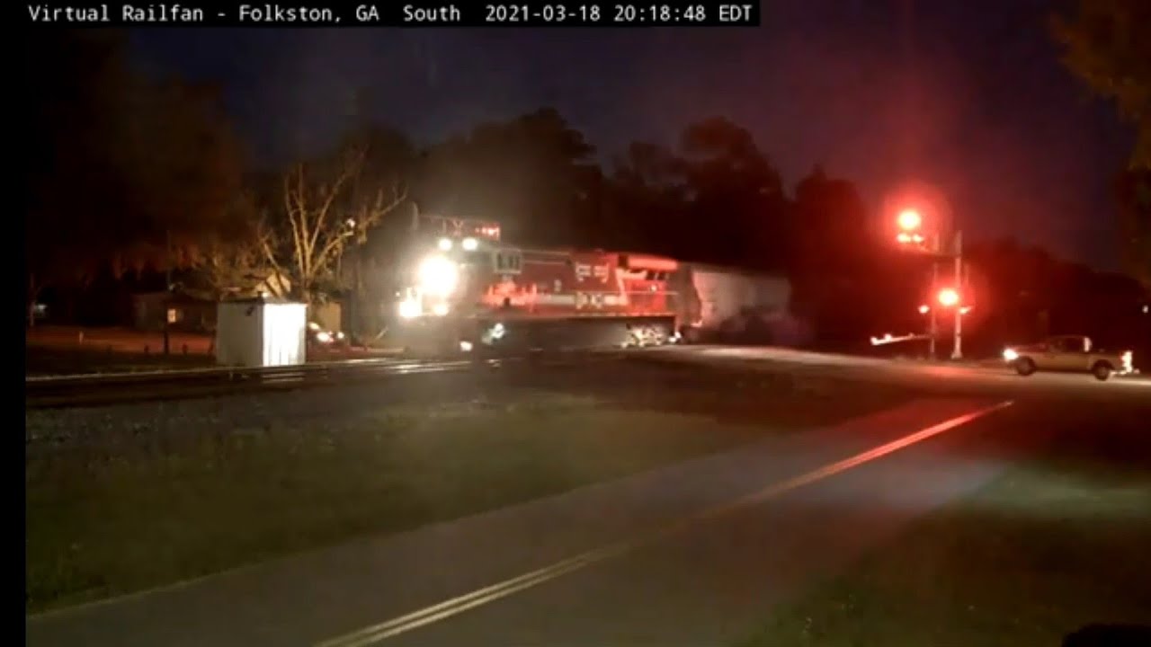 CSXT 911 Leads Q452 With CSXT 3194 Mid Train. Virtual Railfan Folkston