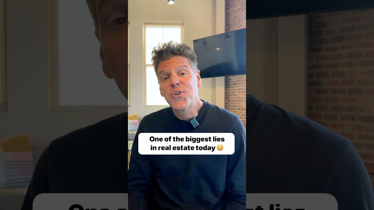 The biggest myth in real estate today... 