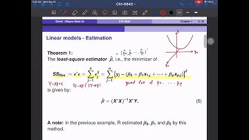 6840-09-16-4: Chapter 1 - Linear model - estimation of beta