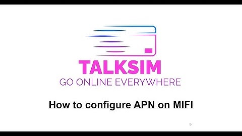 MIFI WiFi hotspot APN setting method