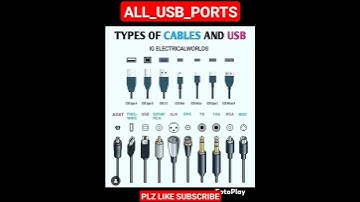 ALL USB PORTS #ai #blockchain #iot #php #python #java #electronic #electrical #usb #bts #code