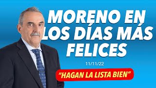 Guillermo Moreno en Los días más felices 11\/11\/22