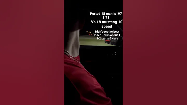 Bolt on 2014 Mustang 5.0 vs 2021 Mustang 10 speed 5.0