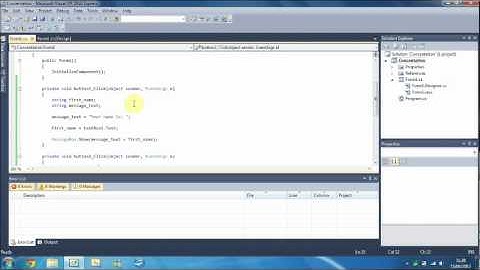 Visual C# | Text Box & Concatenation | Tutorial #2