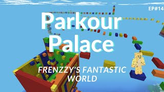 Building parkour palace - Frenzzy's Fantastic World Minecraft Survival Let's Play EP#14 screenshot 2