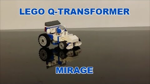 Lego Transformers Mirage Q Transformer By BX Brix