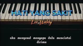 HATI YANG SAKIT leo waldy (karaoke)