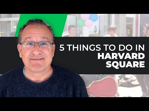 Video: Le migliori cose da fare vicino a Harvard Square, Boston