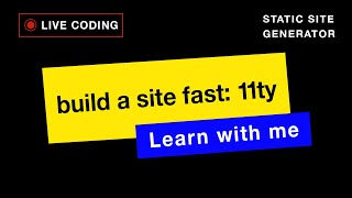 Full Creating a resource list site with 11ty Update