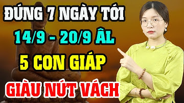Đúng 7 ngày tới 4 Con Giáp KHỔ TRƯỚC SƯỚNG SAU CÀNG GIÀ CÀNG GIÀU, Tiền Tiêu 7 Đời Không Hết