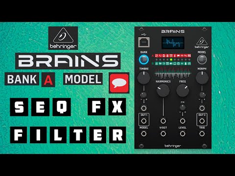 Behringer Brains - A7 - Speech MODEL - feat Sequencer + FX + Filter