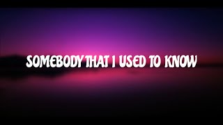 Gotye Somebody That I Used To Know feat. Kimbra Lyrics