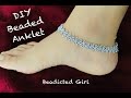 Beaded Anklet || Beaded Necklace || Seed Beads Bracelet || Tobillera con cuentas