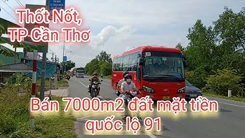 Bán Lô Đất Mặt Tiền Đẹp Quốc Lộ 91, Giá 2 Triệu 355/m2, Thốt Nốt, TP Cần Thơ @nhadatcanthomientay