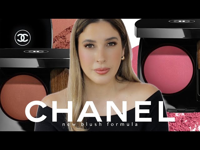 NEW CHANEL REFORMULATED BLUSHES Review ROSE RUBAN and BRUN ROUGE Swatches  Demo Comparisons 