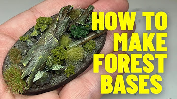 How to make forest bases | warhammer