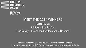 The Winners of the 2024 Einstein Foundation Award