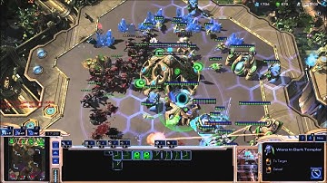 HotS PvZ vs Roach/Hydra/VIPER Style! on Overgrowth