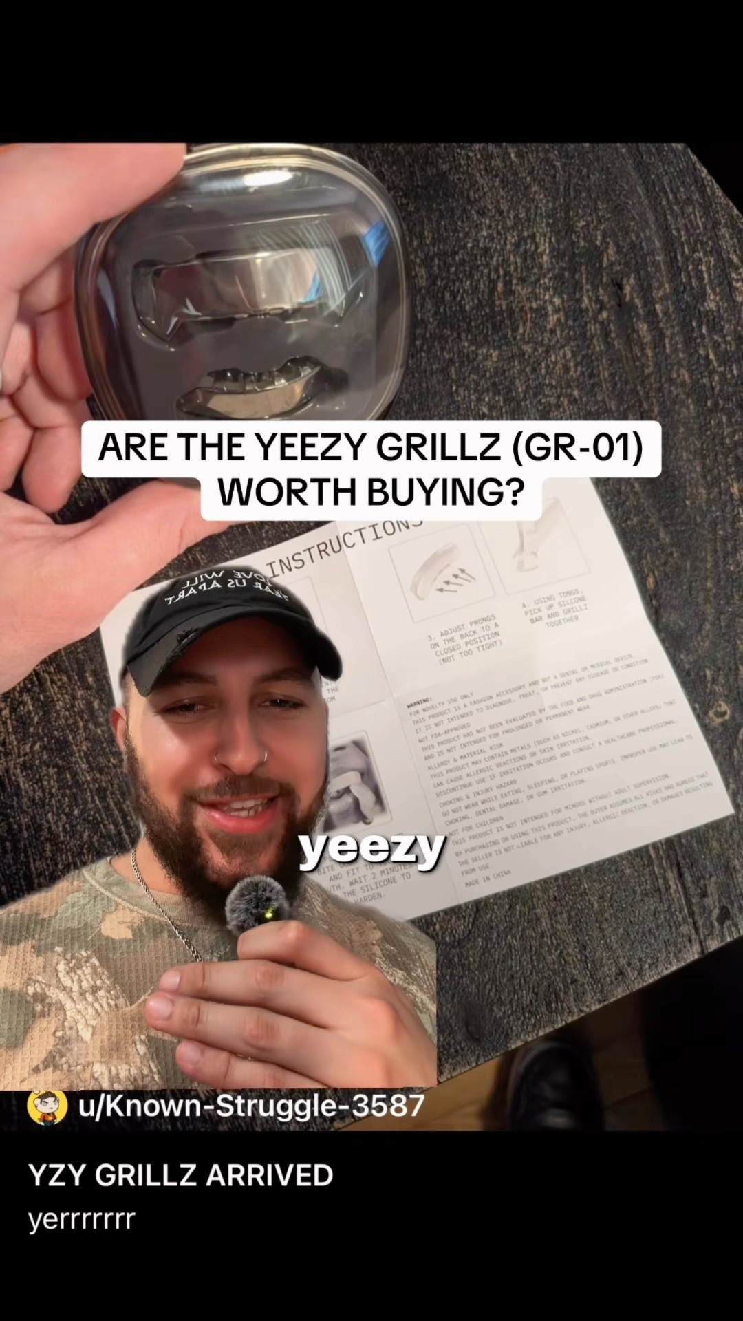 Are The Yeezy Grillz (GR-01) Worth It? #yeezy #yzy #kanyewest