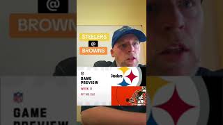 Steelers @ Browns Game Preview - Week 11 (11/19/23)