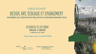 Table ronde: «Design, art, écologie et engagement»