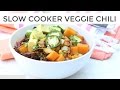 Yummy Crockpot Veggie Chili Recipe - Collaboration with Healthy Grocery Girl