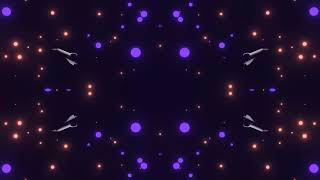 Glowing Orange Spots in Space - 8K Motion Graphics Background Video