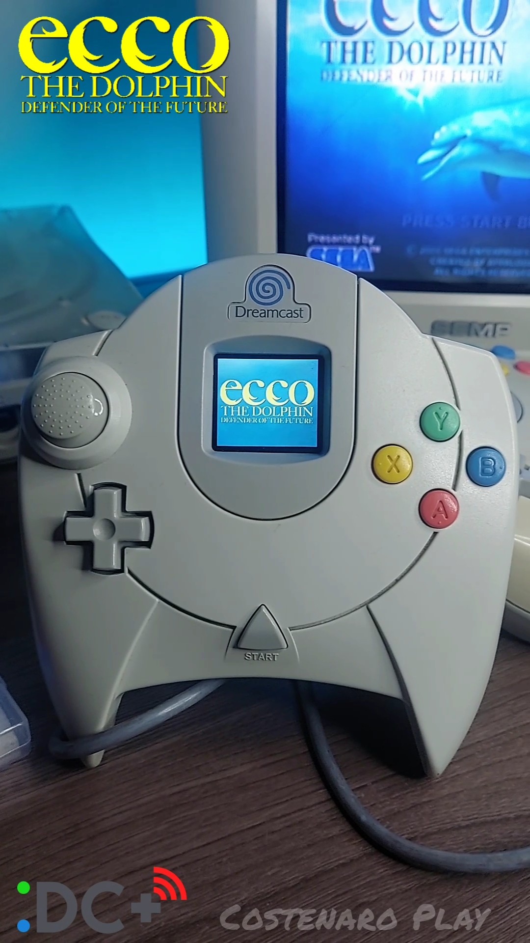 🐬 Ecco The Dolphin com o Dream Color Plus 🔥 #dreamcast