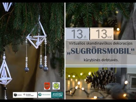 Video: Gamtos amatai Kalėdoms – „pasidaryk pats“kalėdiniai amatai iš sodo
