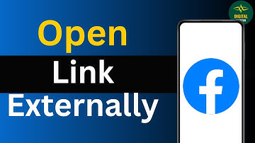 How To Open Facebook Link Externally ?